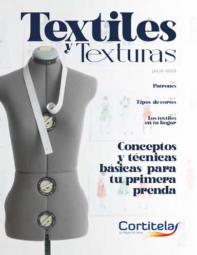 Cortitelas portada revista textiles texturas julio 2023